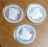 (3) One Ounce Silver Rounds: Right to Privacy
