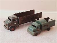 Vintage Structo Army Truck, Lumar Army Truck