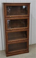 Modern barrister type bookcase.