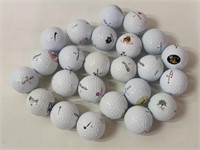 24 GOLF BALLS FROM USA & CANADIAN COURSES