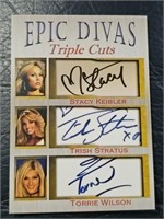 Epic Divas Triple Cuts Stacy Keibler, Trish