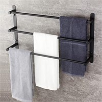 NEW - KOKOSIRI Bath Towel Bars Matte Black