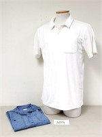 New Men's Gap Denim and Towel Terry Shirts - Med.