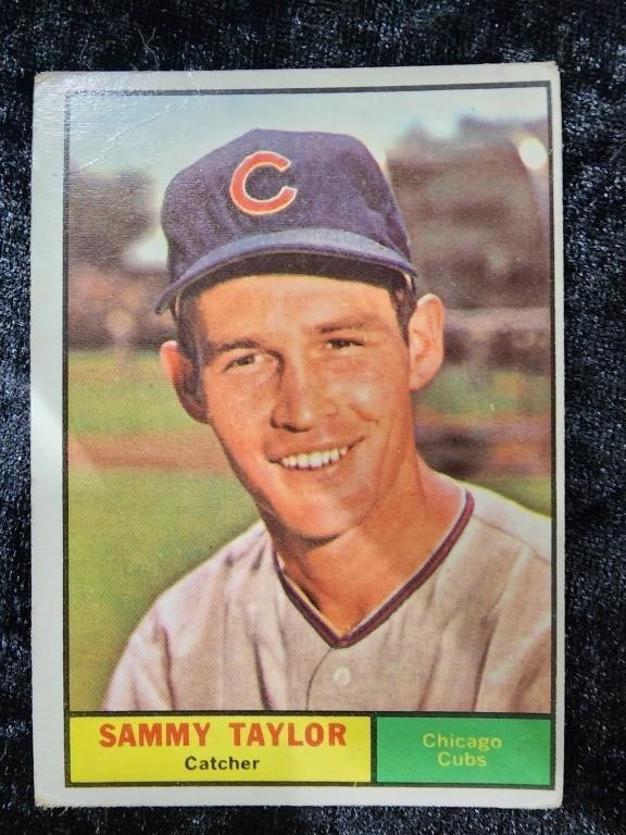 1961 Topps Sammy Taylor #253 Chicago Cubs