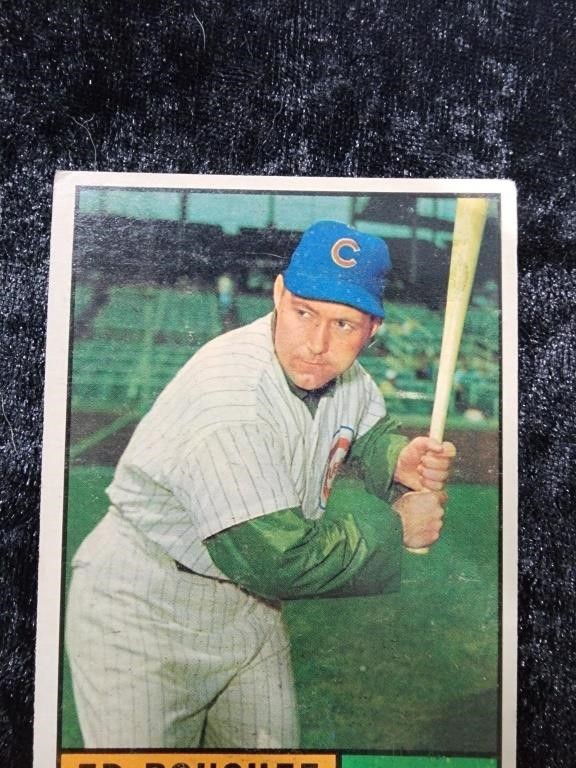 1961 Topps #196 Ed Bouchee Cubs