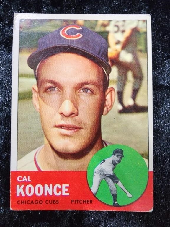 Topps1963 Topps Cal Koonce Cubs Baseball Card #31