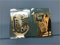 Sleeved Mickey Mantle cards. New York Yankees and