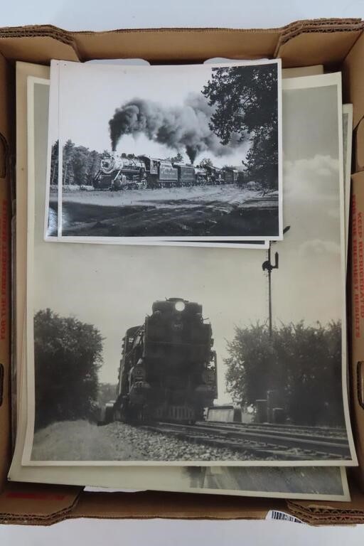 Tray Lot of Railroad Photography