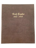 Empty $5 Gold Half Eagle Dansco Album