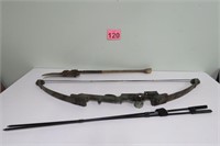 Indian Bow - Shooting Stick & Brush Axe