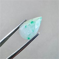 4 Carats Rare Natural Emerald With Quartz Gemstone
