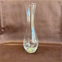 Vtg Etched Glass Vase