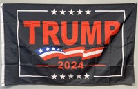 Brand New Trump 2024 Flag About 5' x 3'