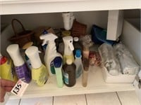 Cleaning Supplies under Sink