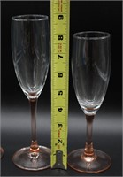 Set of 4 Champagne Flute Glasses