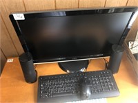 Dell Computer screen, speakers, modem, keyboard