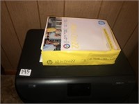 HP Envy printer with paper *opened