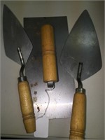 3 Masons Trowels