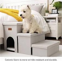 Dog Stairs, Dog Steps for High Beds, Foldable Pet