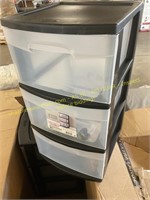 2ct Sterilite 3 Drawer Storage Container