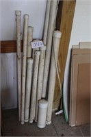 MISC PVC LOT, FOR HOLDING FISHING RODS