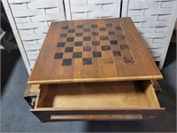 Table top game table with storage drawer 23"  x