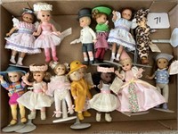 13 Miniature Madame Alexander Dolls