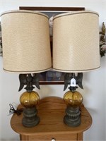 Pair of Eagle Table Lamps