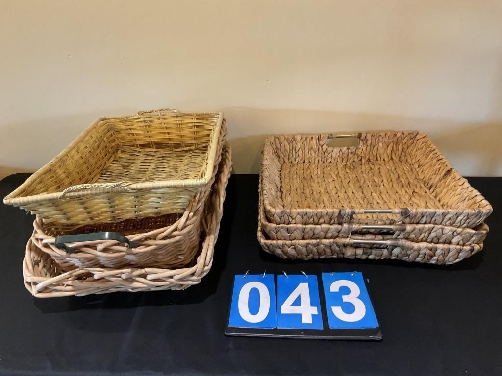 LOT BASKETS & TRAYS