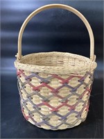 Tightly Woven Basket 17” Tall to Top of Handle