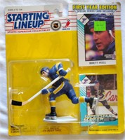 1993 Starting Lineup BRETT HULL St Louis Blues EX+