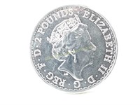 2017 Britannia 2 Pounds Silver Coin