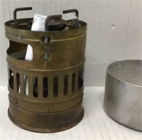 VINTAGE SWEDEN BRASS KEROSENE STOVE