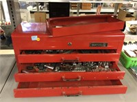 Matco tool box with tools some craftsmen no key