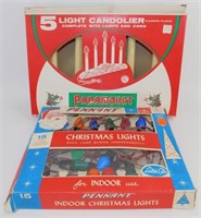 * Vintage Pennant 15 Light Christmas Lights -
