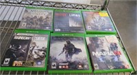 GROUP OF XBOX ONE GAMES