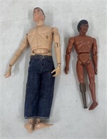 (L) Vintage GI Joe Bendable Doll And Mego Pirate