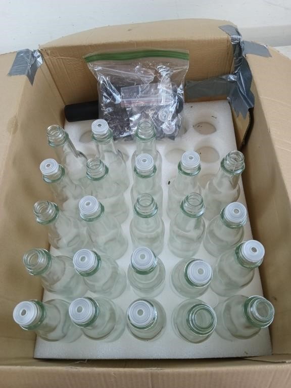 23 ct 6 oz glass bottles