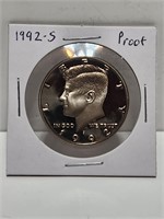 1992-S Kennedy Half Copper Nickel Proof