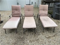 3 - Chaise Lounge Chairs