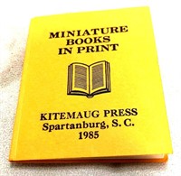 "Miniature Books in Print" Frank J. Anderson
