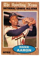 1962 Topps Hank Aaron The Sporting News All-Star