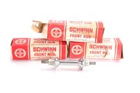 3X Vintage SCHWINN Bicycle Front Hubs NOS