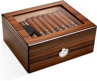 Nidivey Cedar Cigar Box  25-50 Cigars  Extras