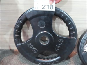 1 Rubberised Weight Plate 20Kg