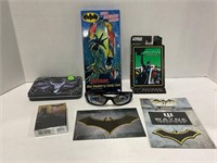 Assorted Batman collectibles trading cards and