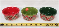 3- Temp-tations 4" Candy Dishes