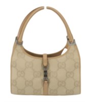Gucci GG Jackie Canvas Handbag