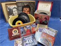 Collection of 45rpm -CDs -1977 Elvis farewell