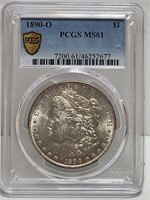 1890-O Morgan Dollar MS61